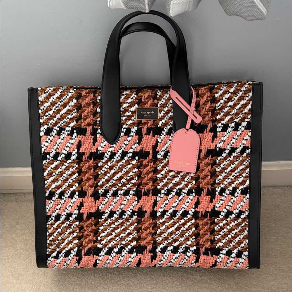 Kate Spade Houndstooth Tote